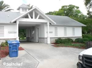 restrooms are near boat ramp